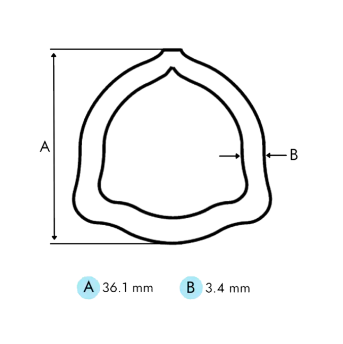 Metro tubo triangular cardan CAT2 externo AMA