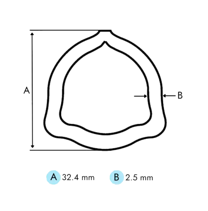 Metro tubo triangular cardan CAT1 externo AMA