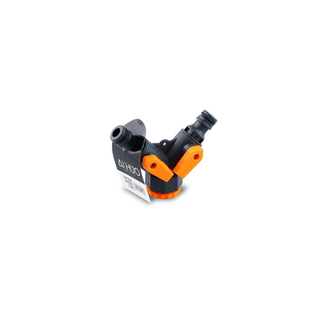 Adaptador manguera 2 tomas 1/2" X 3/4"