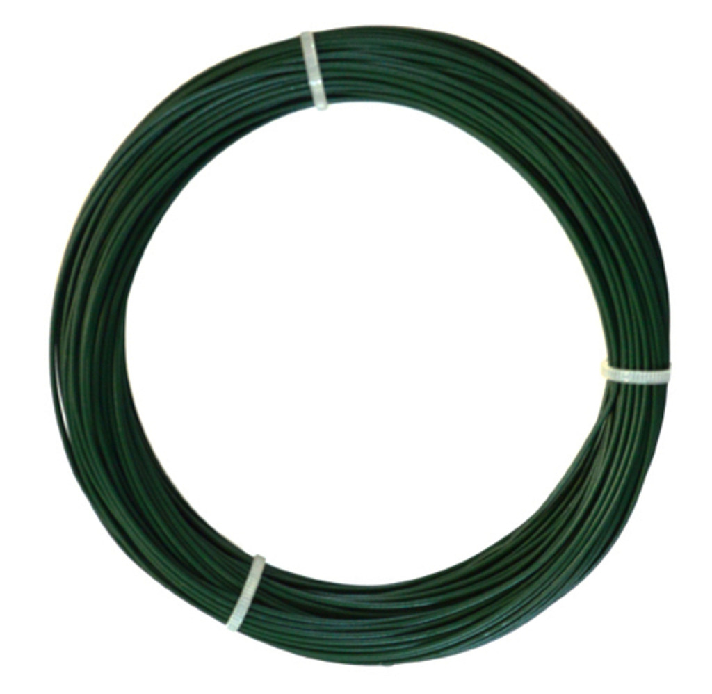 Alambre plastico verde, 25m