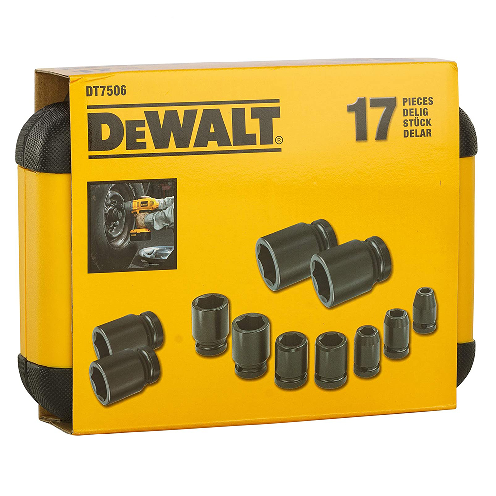 Juego de llaves de impacto DeWALT (17 piezas)