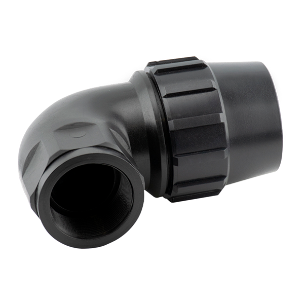 Codo PE rosca hembra