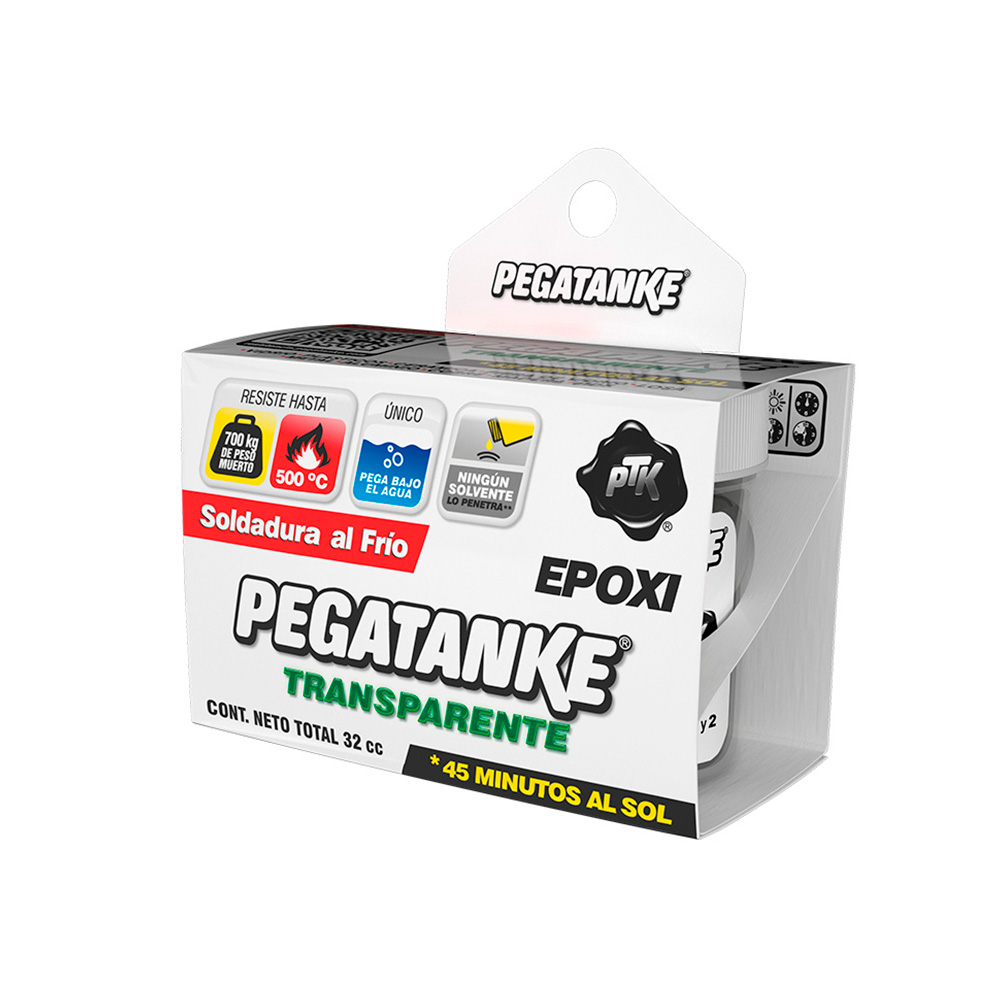 Pegatanke epoxico transparente, 32ml