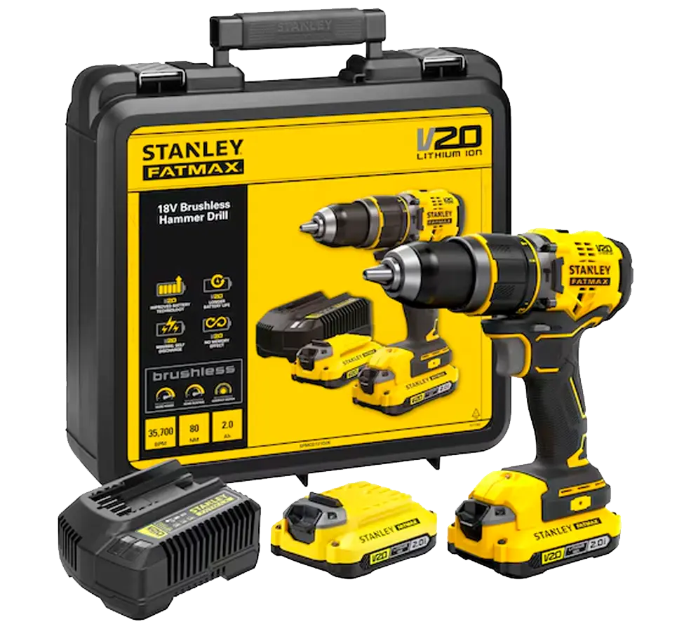 Taladro Percutor STANLEY Brushless V20 
