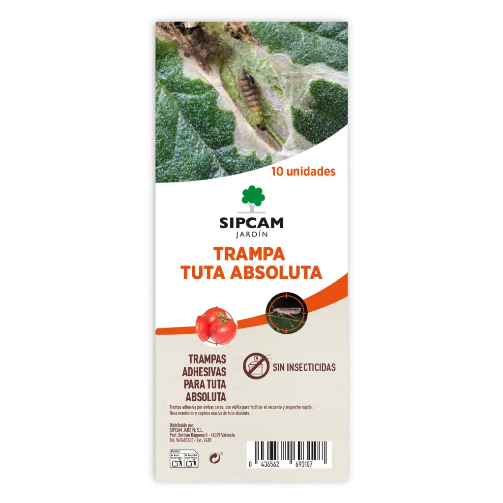 Trampa pulgon y mosca blanca SIPCAM, 10ud