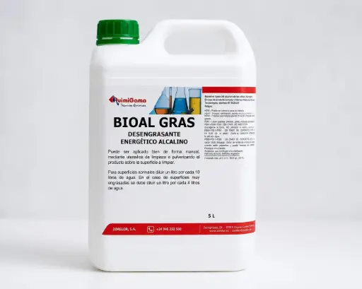 Desengrasante energico BIOAL GRAS, 5L