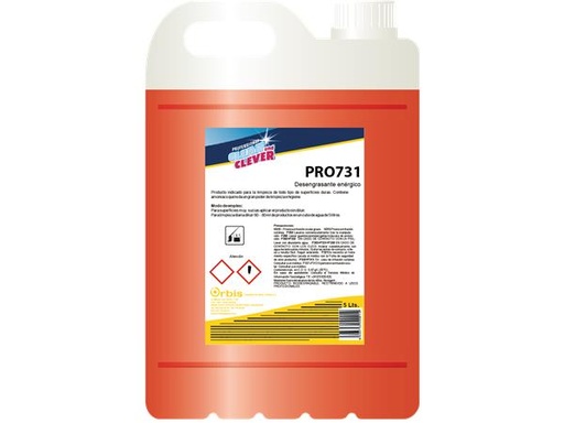 Desengrasante energico Clean & Clever, 5L