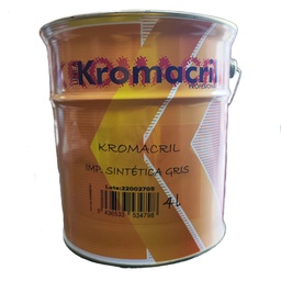 Imprimacion sintetica gris Kromacril, 4L