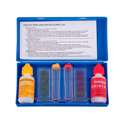 Kit de analisis liquido para piscina