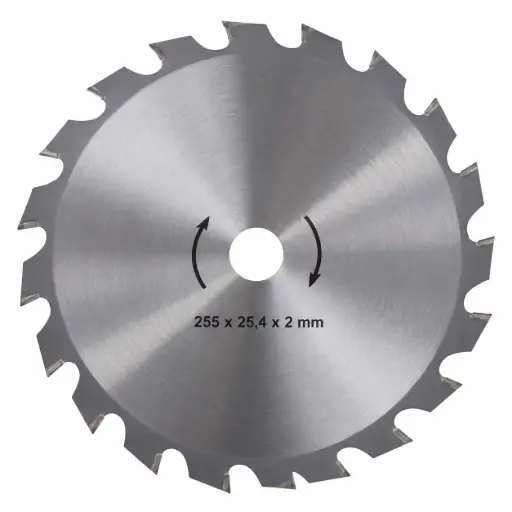 Disco de desbroce de sierra - 255x25,4x2mm 