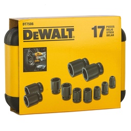 [DT7506-QZ] Juego de llaves de impacto DeWALT (17 piezas)