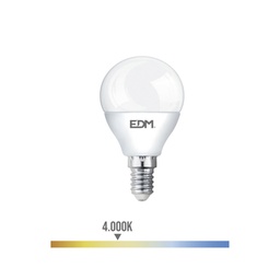 [98318] Bombilla esferica led E27 luz dia, 400LM