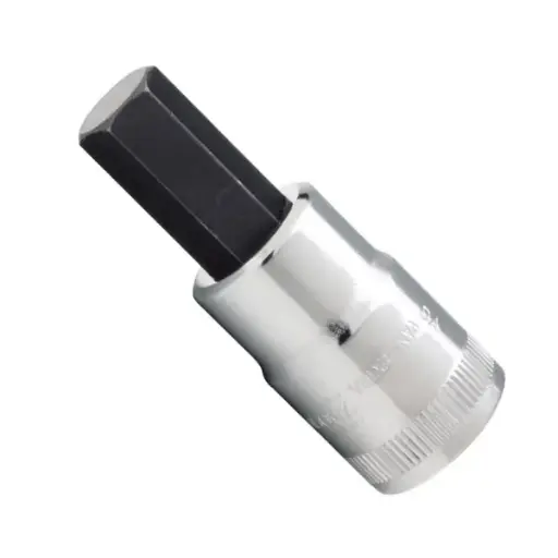 Llave de vaso 1/4 con punta hexagonal